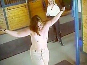 Bridget - barn whipping (loop)