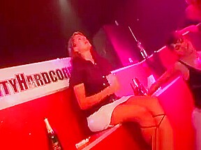 Brunette slots fucking hard engulfing and swallowing cock juice from cock