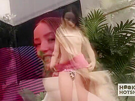 Bryan Gozzling, Maria Kazi And Hookup Hotshot - Beautiful Blonde Spinner Anally Fucked