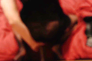 Bubble butt sissy crossdresser twerking and riding big black cock