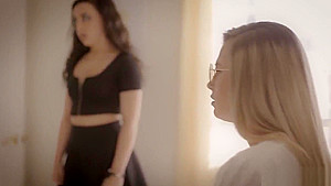 Bully stepbro Lucas Frost bangs with shy and naive stepsis Carolina and friend Whitney