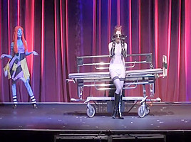 Burlesque Strip SHOW 130 Sabra & Kierstin JohnSin Nude Sally