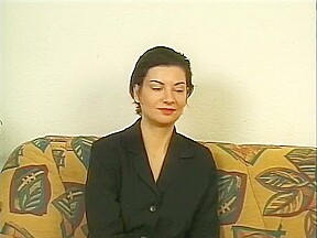 Business lady completes the deal