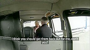 Busty Blonde Slut Exchange Her Asshole With Free Taxi Fare