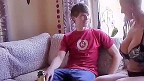 Busty Cougar MILF Seduces Young Innocent Boy On Vacation