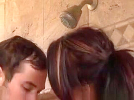 Busty Masseuse Babe Jerking On Dick