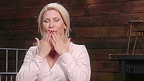 Busty Sub Flogged While Being Restrained