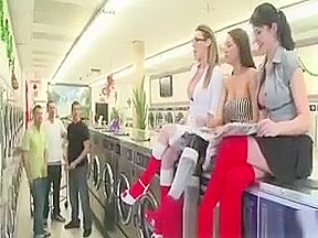 Busty Young Ladies Receive Attention From Males