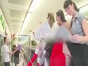 Busty Young Ladies Receive Attention From Males