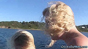 Busty aussies outdoors