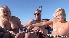 Busty aussies outdoors