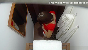 Busty brunette fucks the masseuse
