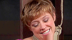 Busty nipple clamped sub mercilessly punished