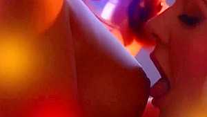 Busty teens 18+ have experienced lesbian sex with a dildo