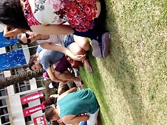 Buttcrack in student 18+'s Day