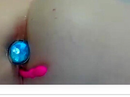 Cam girl masturbates 2