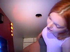 Candi Apple Blowing Strangers At The Gloryhole