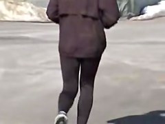 Candid ass of the amateur mature is on my 08n