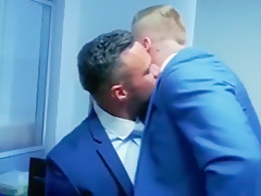 Caught Jerking Off By His Tyrant Boss