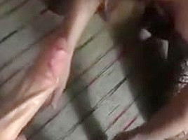 Cd shemale worships bit white veiny cock sucks every drop