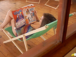 Charlie Rose in Window Wank - DownblouseJerk