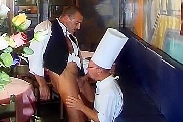 Chef Bonks Step daddy Waiter Unprotected