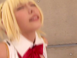 Chika Arimura in Aigis Persona Cosplay - CosplayInJapan