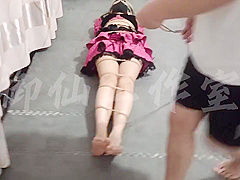 Chinese Cutie Hogtied And Tickled