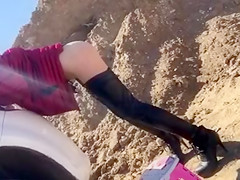 Chinese Outdoor Blowjob and Sex