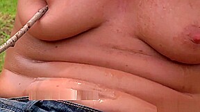 Cici Rhodes Exposed in Outdoor Bondage