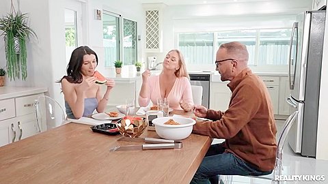 College Naughty Teen 18+ Gets Butt Sex Dildo For Dinner