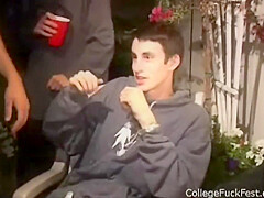 College Threesome teen 18+ Getting Pussy Fucked