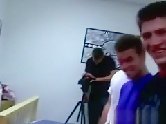 College gay puts dildo in ass