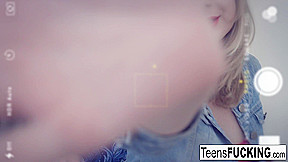 Connie Sparkle in Blonde Beauty Connie Makes A Sex Tape With Her Boyfriend - TeensFucking