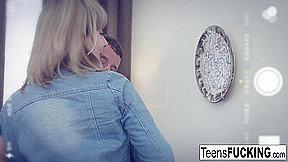 Connie Sparkle in Blonde Beauty Connie Makes A Sex Tape With Her Boyfriend - TeensFucking