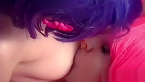 Cos Candie Elektra Worships Tits With Victoria Von Helkine!