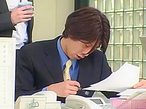 Crazy Japanese chick in Horny Office JAV scene