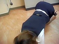 Crazy Japanese model in Exotic Office, Upskirt JAV scene