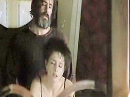 Crazy homemade Couple, Brunette porn movie