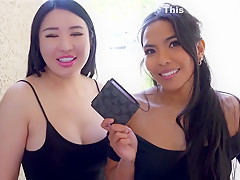 Cum In Face, Jada Kai And Suki Sin - Hot Asian Waitresses Show Up To Fuck - Ft
