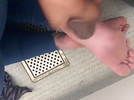 Cumming on British teens 18+ feet after she sucks my dick