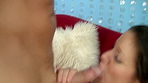 Curvy figured charity bangs drains a cock in her ass