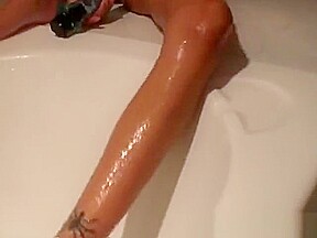 Cute Asian teen 18+ Uses Her Huge Blue Dildo To Fuck