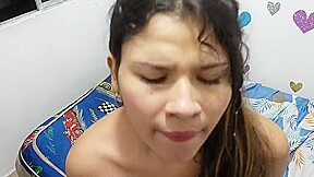Cute Colombian Babe with Small Tits Helps Her Classmate with His Anatomy Homework xlx