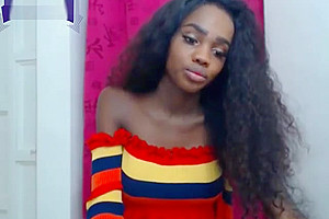 Cute Ebony TS Youthful Nice Body Babe