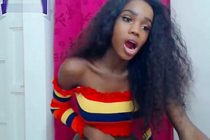 Cute Ebony TS Youthful Nice Body Babe