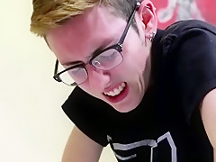 Cute tattooed emo twink Austin Hill gets anally pounded