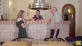 DADDY4K  Step daddy still remembers Russian and how a young pussy tastes