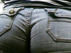 DEEP Wedgie Latina Ass Cheeks Up Close