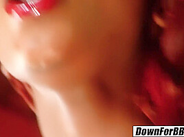 DOWN FOR BBC - Alana Play Black Girl Rides BBC Pole